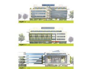 Crédit Agricole Sud Rhône-Alpes — Valence -  Façades Sud, Nord et Est